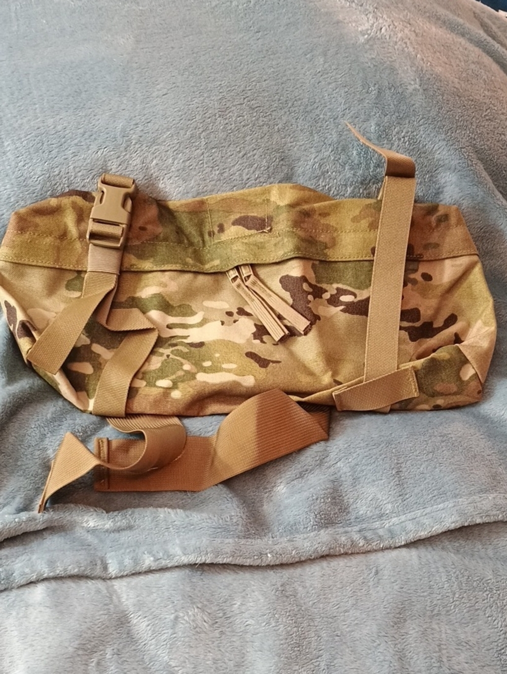 U.S. Army Multicam Tactical Waist Bag - Tan/Green/Brown